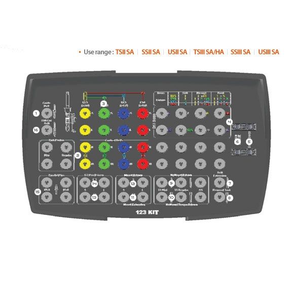 123 Kit - H123K, Osstem Implant Kit
