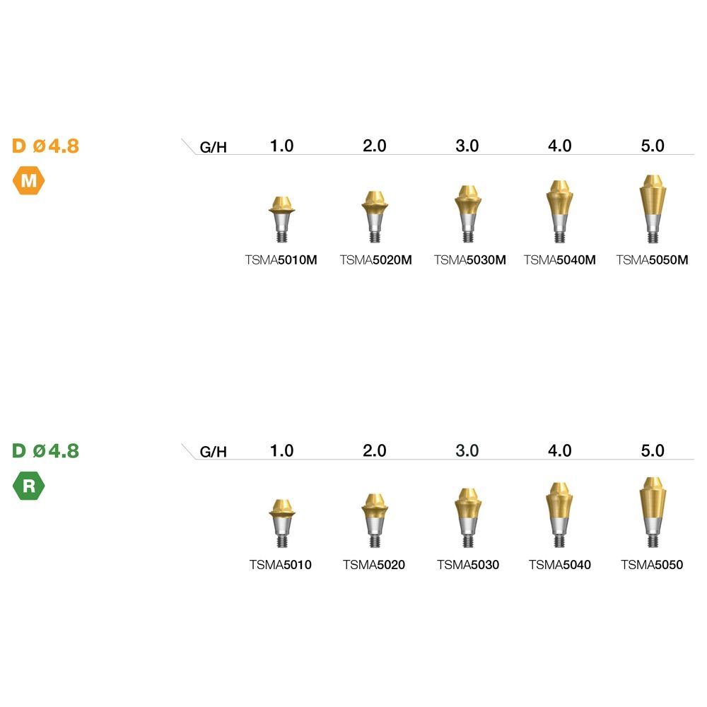 TS Multi Abutment Regular with Carrier - TSMA5040P