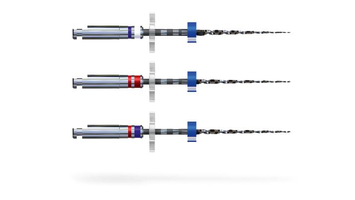 FKG iRaCe: R1, taper 6%, #15 + R2, taper 4%, #25+R3, taper 4%, #30, 25mm, short handle CI - 01.7B0.00.SAA.FK