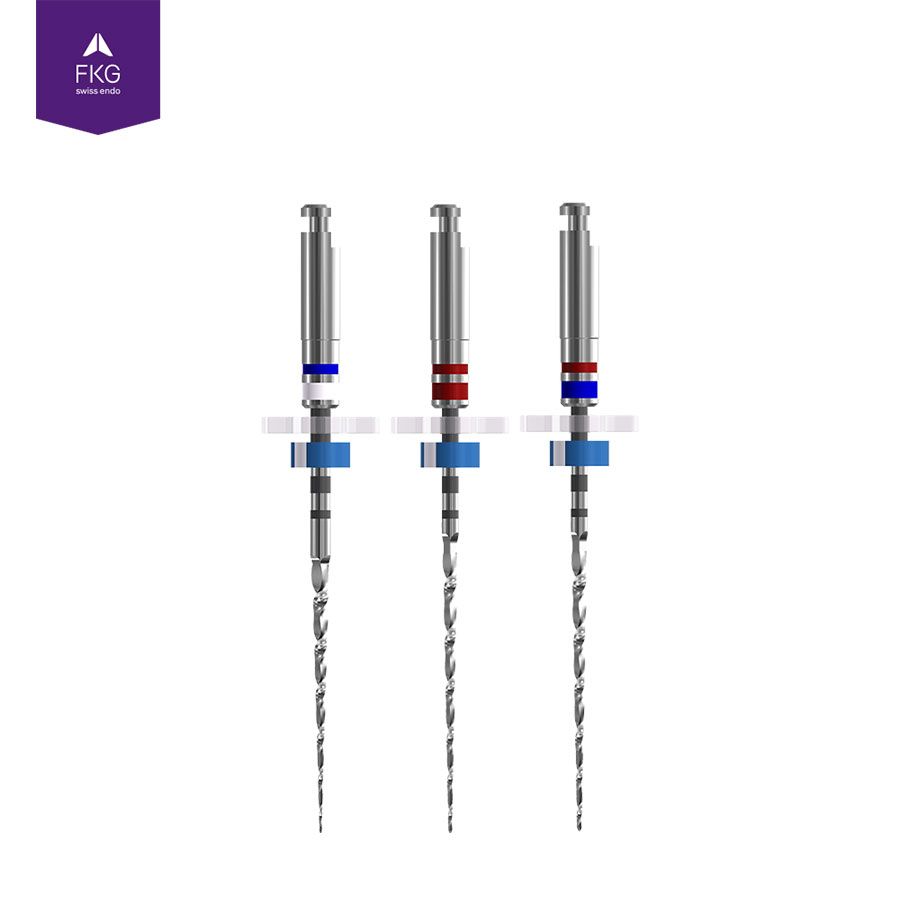 FKG iRaCe: R1, Taper 6%, #15+R2, Taper 4%, #25+R3, Taper 4%, #30, 21mm - 01.7B0.00.SAC.FK