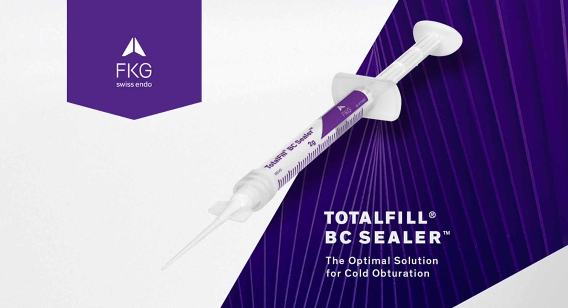 FKG TotalFill Bc Sealer 2g syringe +TotallFill Tips 15 pcs - 08.650.00.007.XX