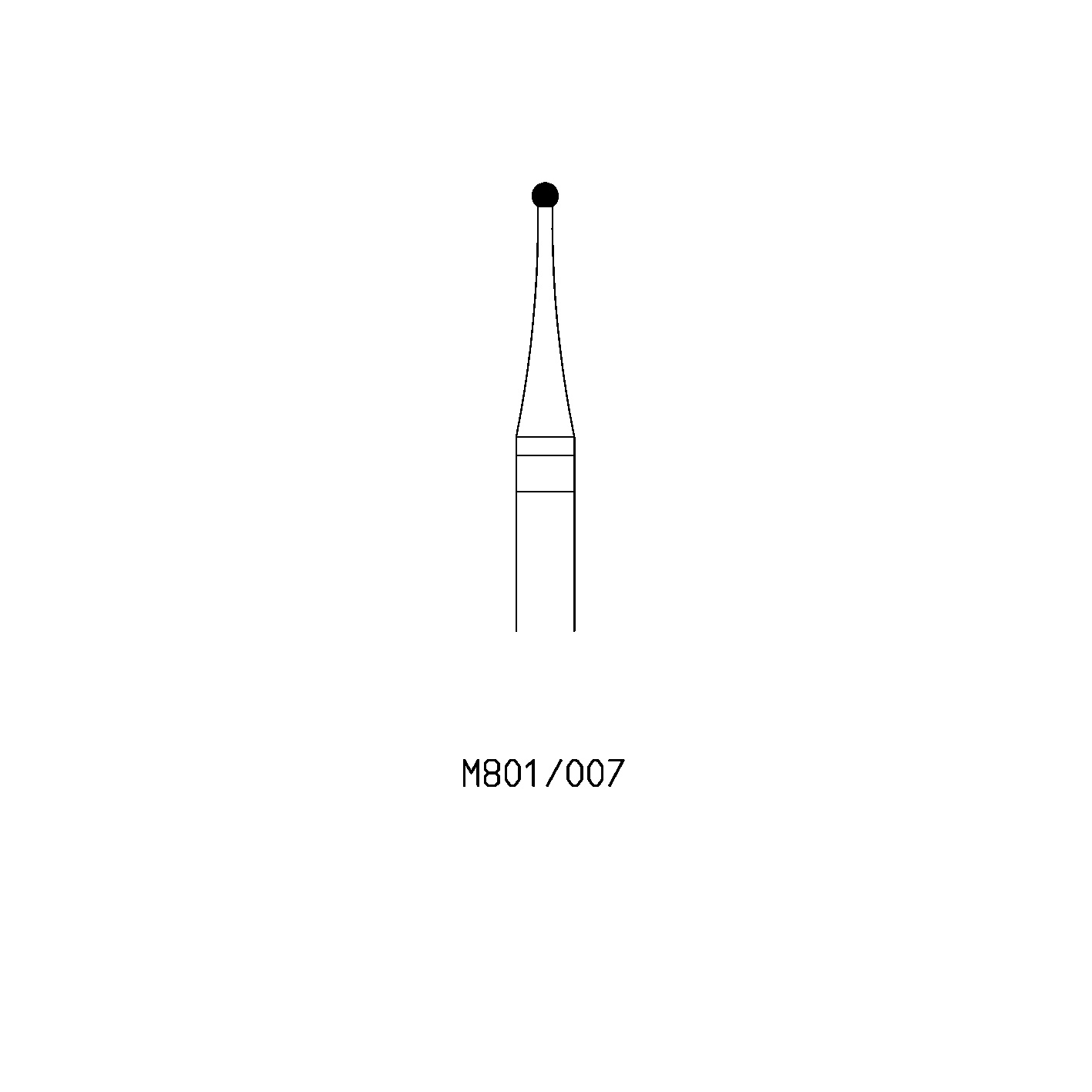 Diamond instrument FG - 697.314.007