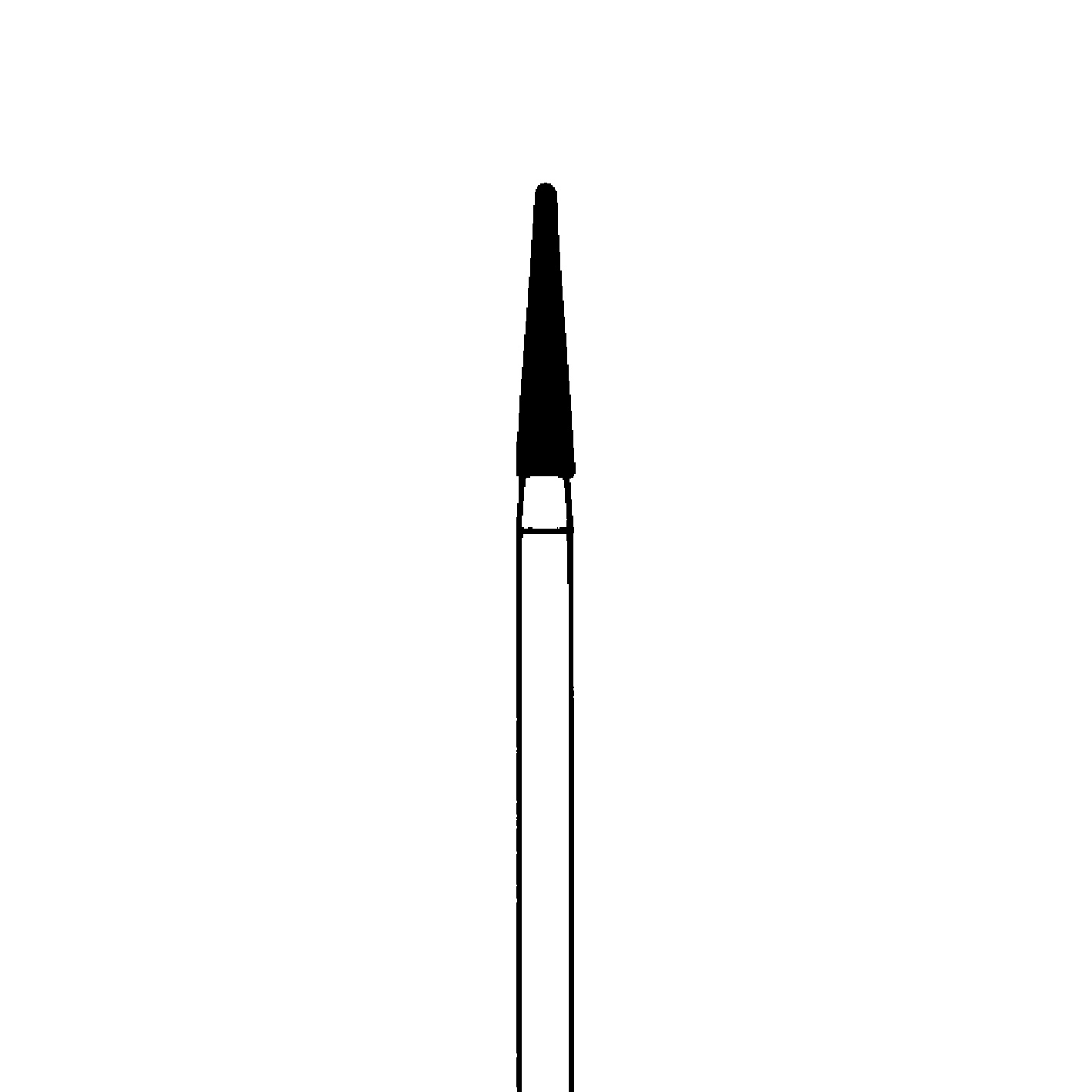 Diamond instrument FG - 858UF.314.014