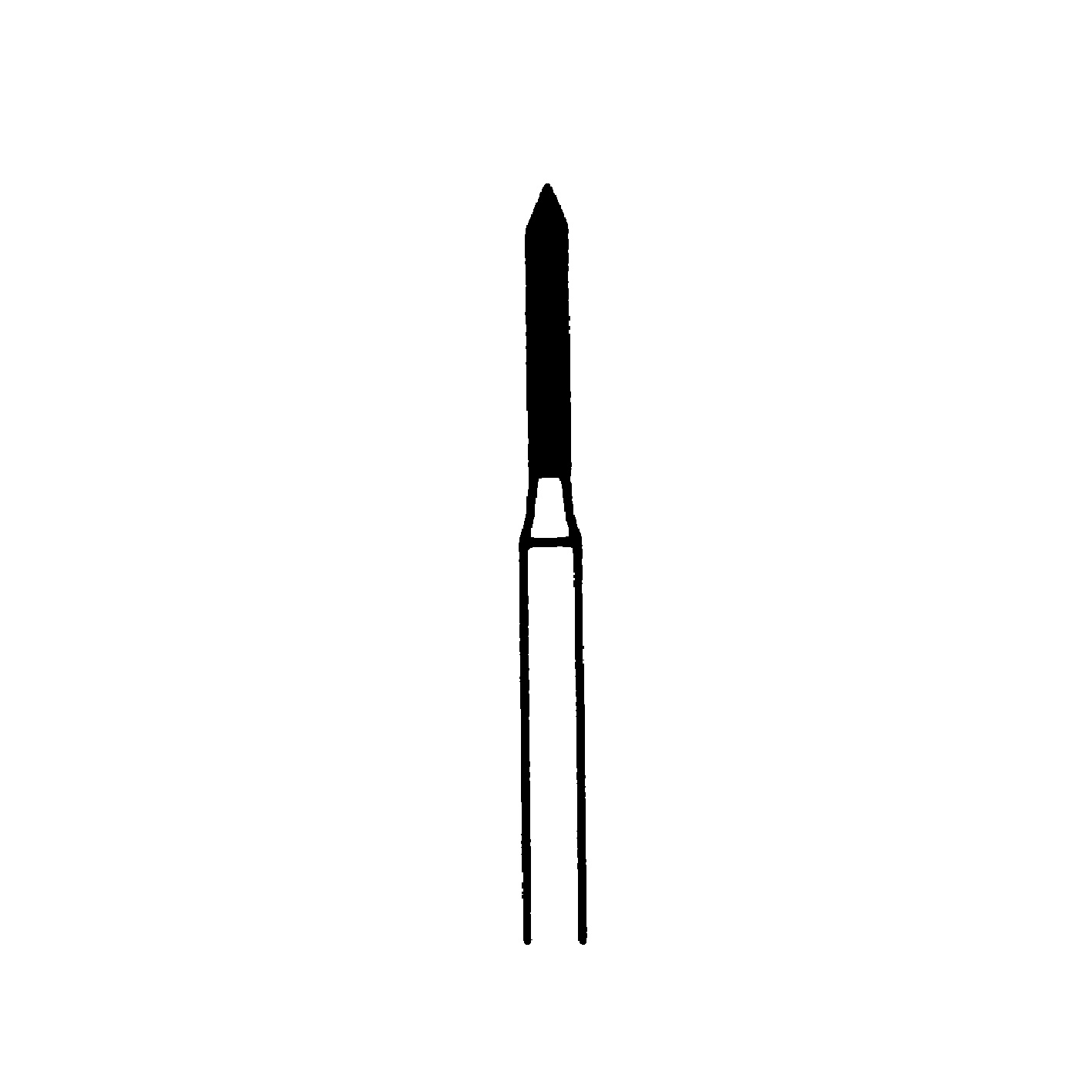 Diamond instrument FG - 885G.314.012