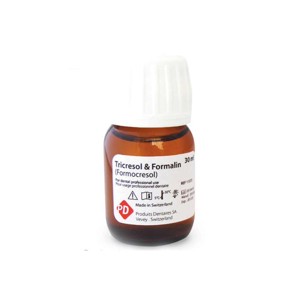 PD Tricresol and Formalin, solution for root canal disinfection, (Formocresol) Bottle of 15 ml - 11373
