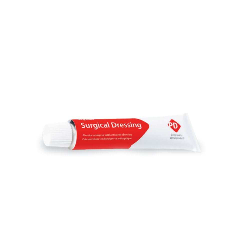 PD Surgical Dressing, alveolar analgesic and antiseptic dressing for dental use, Tube of 25g - 11630