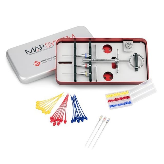 PD Cleaning Curettes, sterilizable and made of NiTi with a sharp tip to help remove easily residues of material inside the needles, Red - 20241