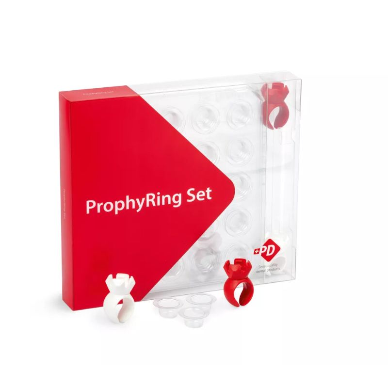 PD ProphyRing Set, designed to improve user comfort and tooth cleaning workflow, 2 ProphyRings + 100 empty cups - 47080