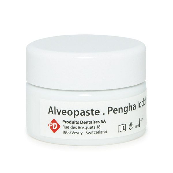 PD Alveopaste, antiseptic, analgesic and haemostatic non resorbable alveolar paste, 15g jar - 11490