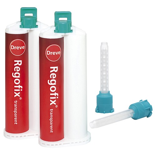 Regofix Transparent, 2x50ml Double Cartridges incl. Accessories - D504876