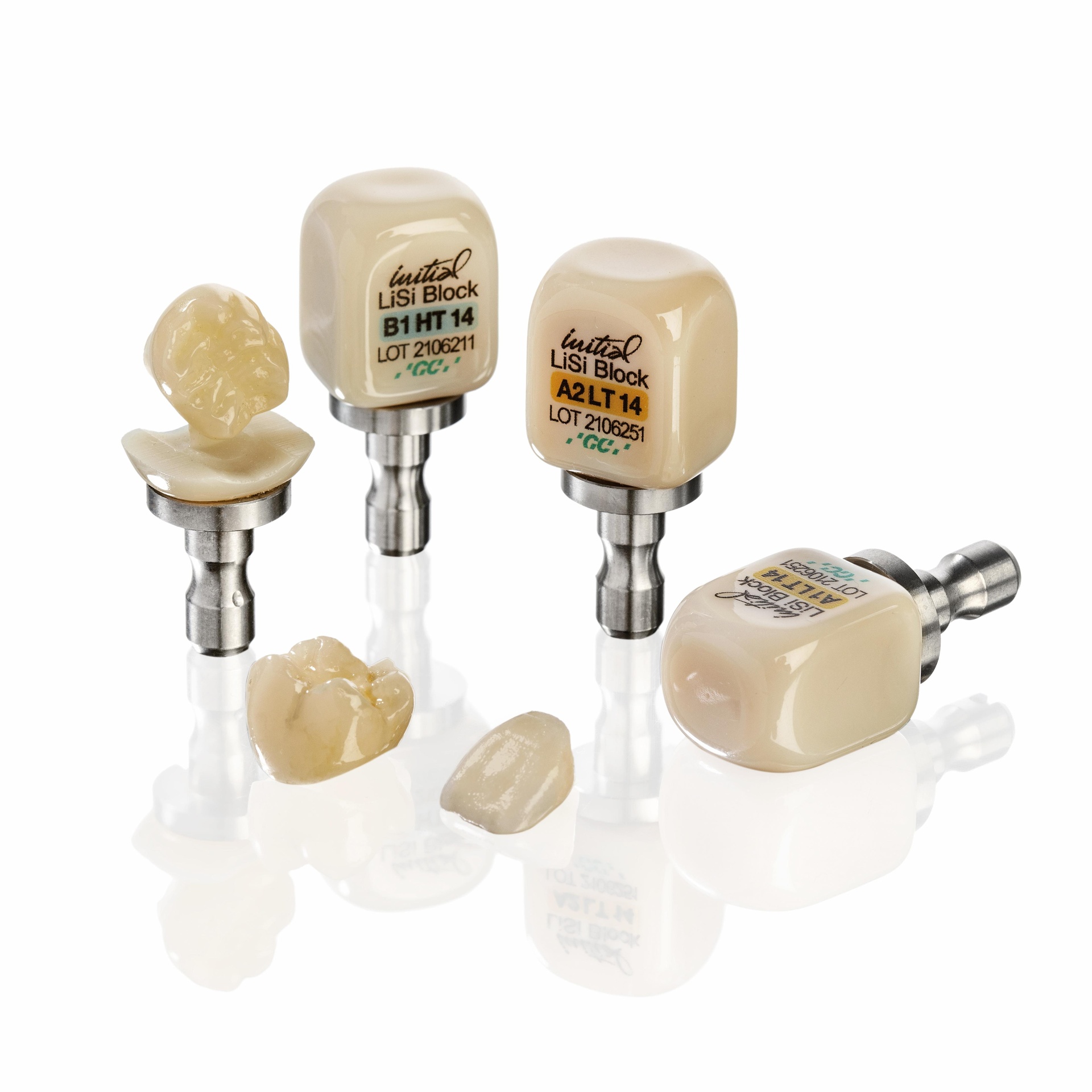 GC Initial LiSi Block, CEREC, size 14, A2 LT - 012924
