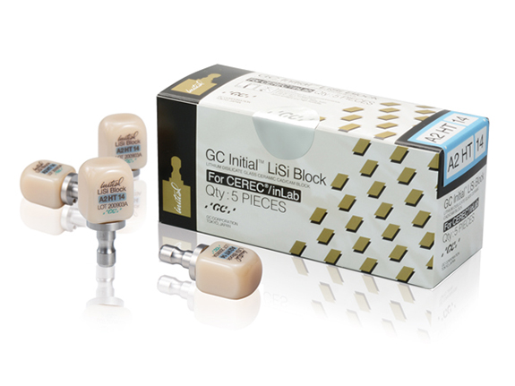 GC Initial LiSi Block, CEREC, size 14, A2 HT - 012920
