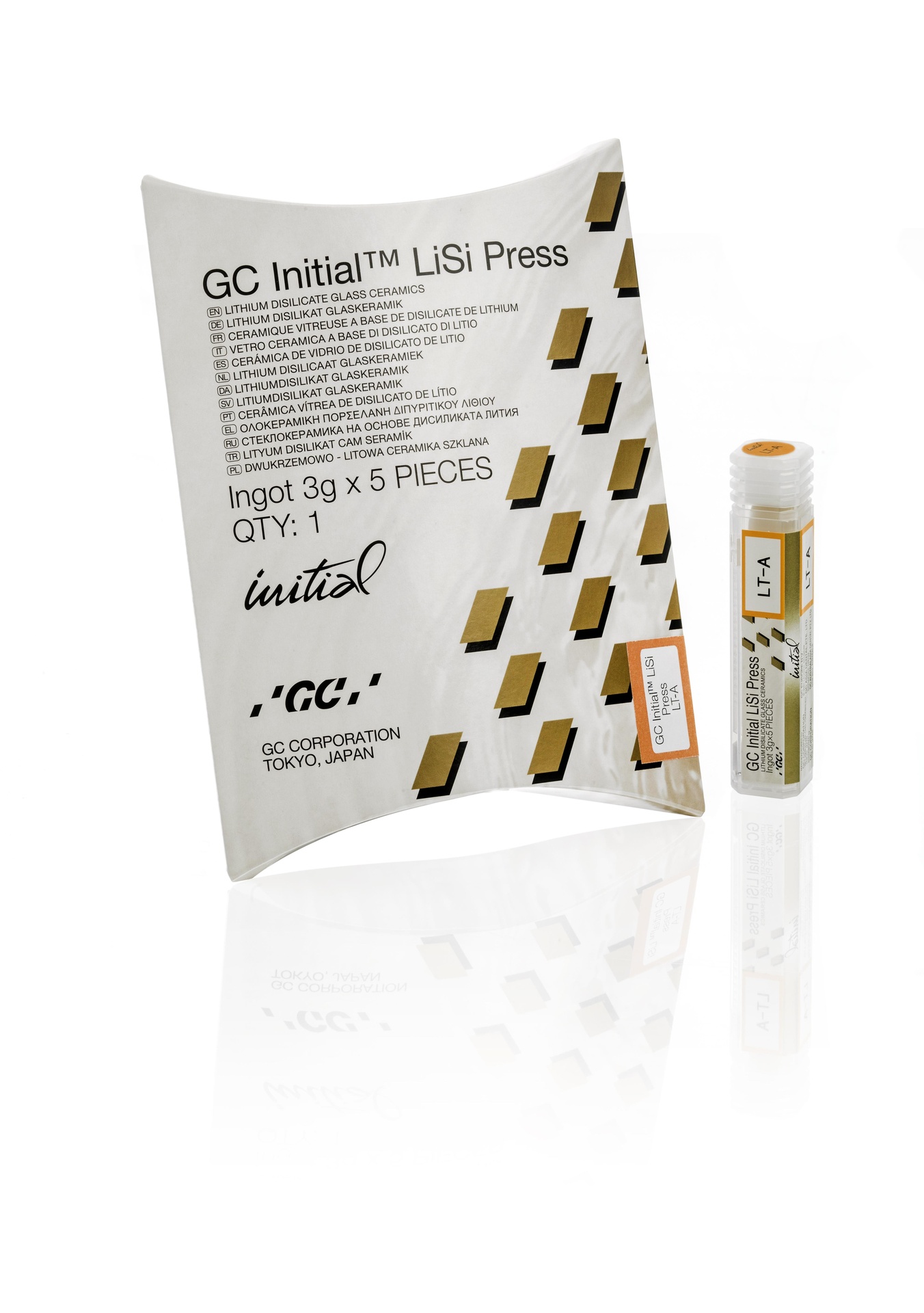 GC Initial LiSi Press, MT-A2, 3g x 5 - 901437