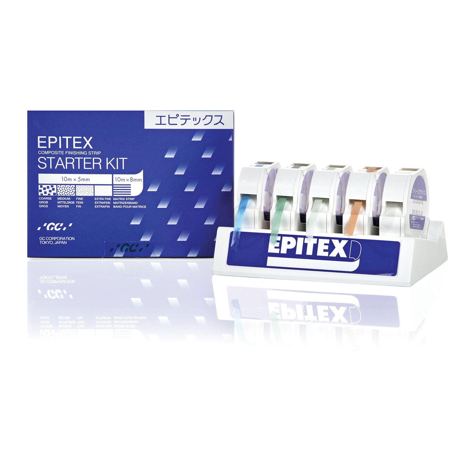 GC Epitex, Starter Kit, (1) Stand with Dispenser of each Grain - 000404