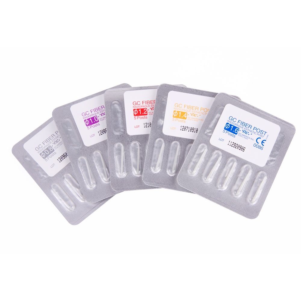 Gc Fiber Post, Refill,10 pcs , Size 0.8 mm - 400102