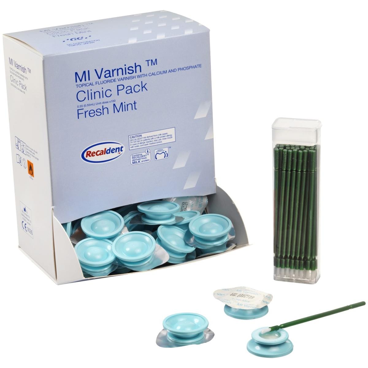 MI Varnish Clinic Pack Mint, 100/box - 900750