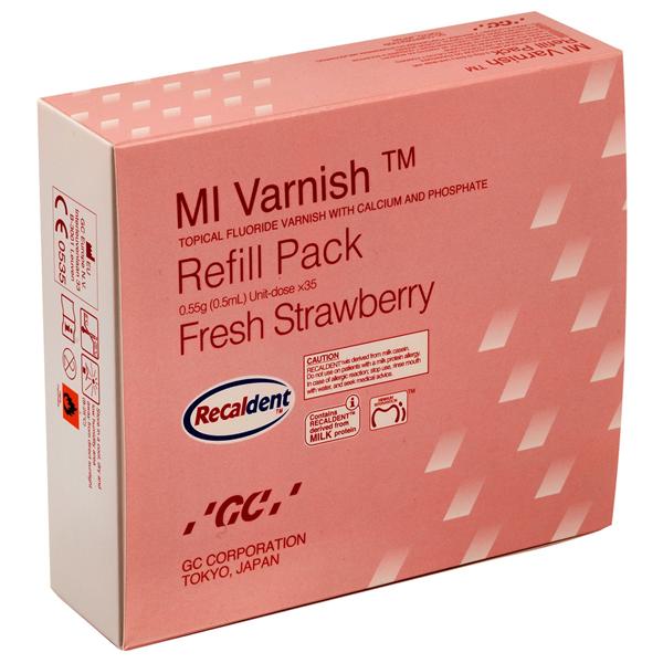 MI Varnish Refill Pack, 35pcs Strawberry - 900747