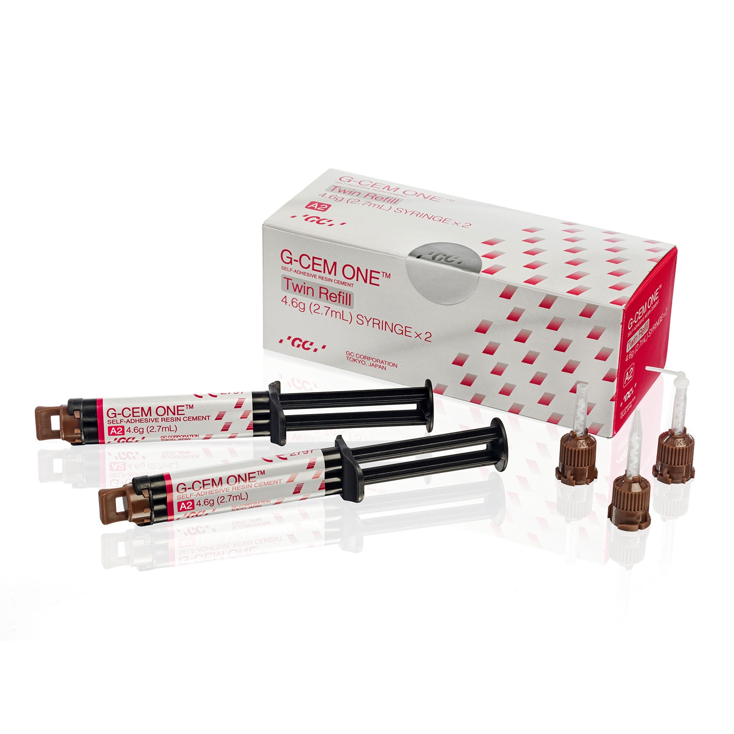 G-CEM ONE Twin Refill Translucent syringe - 013687