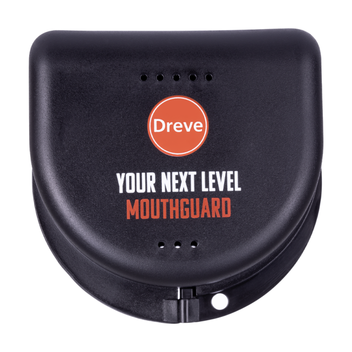 Dreve Mouthguard Box, for the hygienic storage of mouthguards - 5 pieces / colour: red - D4444