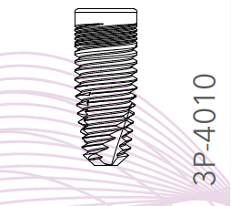 B&B DENTAL IMPLANT DURAVIT 3P, d. 4.0 L. 10mm, 3P-4010
