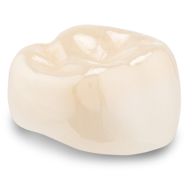 Acero Zirconia Crown Z1 J6 - Upper left primary second molar size 6 (pack of 1 crown), E-UL-6