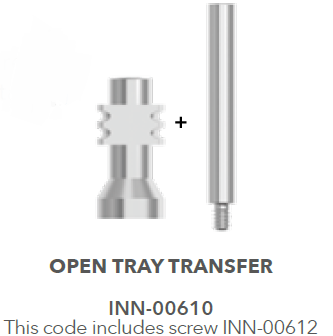 B&B MUA COMPONENTS FOR IMPRESSIONS CONEXA, OPEN TRAY TRANSFERT, INN-00610