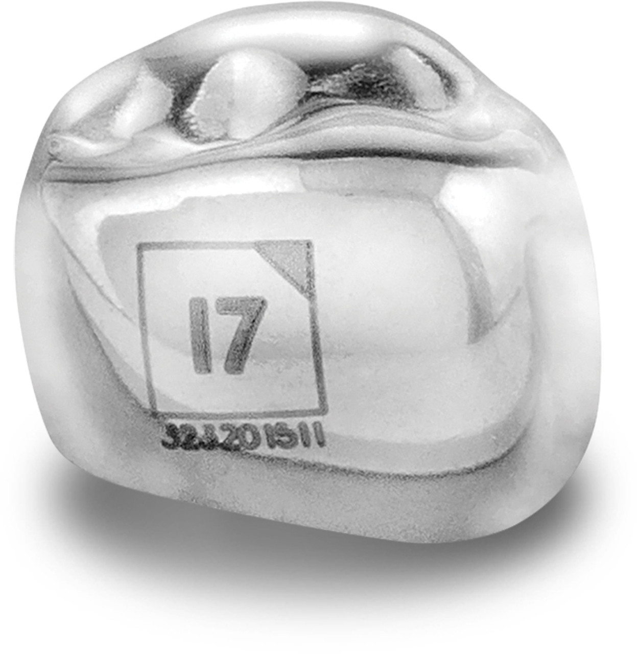 Acero Stainless Steel Crowns 3S I7 - Upper left primary first molar size 7 (pack of 5 crowns) - D-UL-7