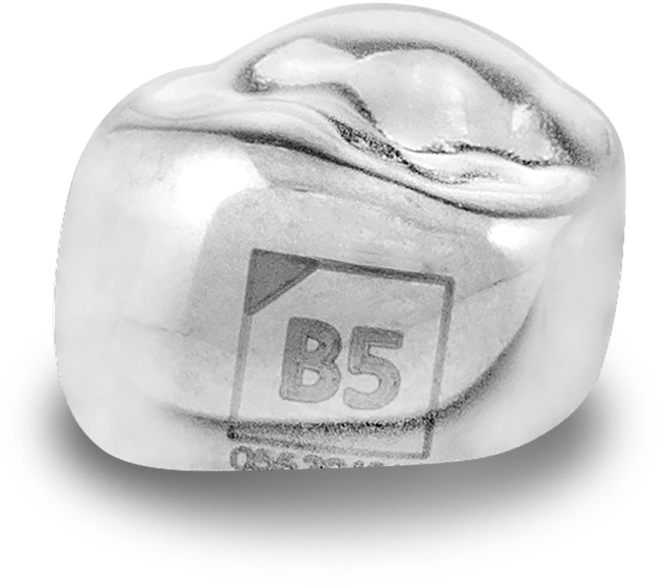 Acero Stainless Steel Crown 3S B5  - Upper right primary first molar size 5 (pack of 5 crowns) - D-UR-5
