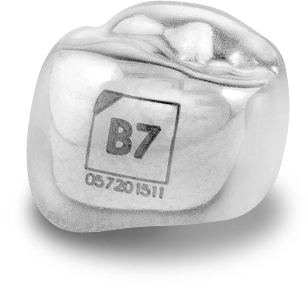 Acero Stainless Steel Crowns 3S B7 - Upper right primary first molar size 7 (pack of 5 crowns) - D-UR-7 