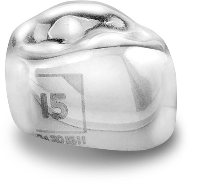 Acero Stainless Steel Crown 3S I5 - Upper lef primary first molar size 5 (pack of 5 crowns), D-UL-5 