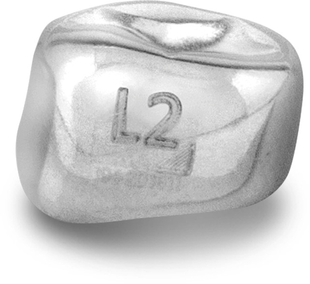 Acero Stainless Steel Crown 3S L2 - Lower left primary first molar size 2 (pack of 5 crowns), D-LL-2 