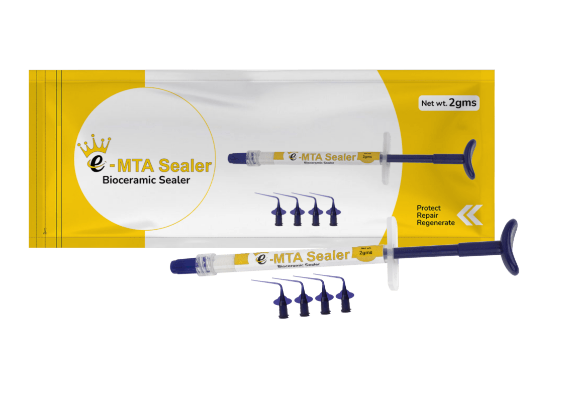 Kids-e-MTA Bioceramic Sealer, pre-mixed bioceramic, insoluble, radiopaque, bioactive sealer, 2g syringe - MTAS-1