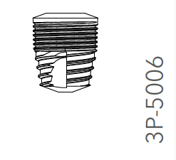 B&B DENTAL IMPLANT DURAVIT 3P, d. 5 L. 6.5mm, 3P-5006