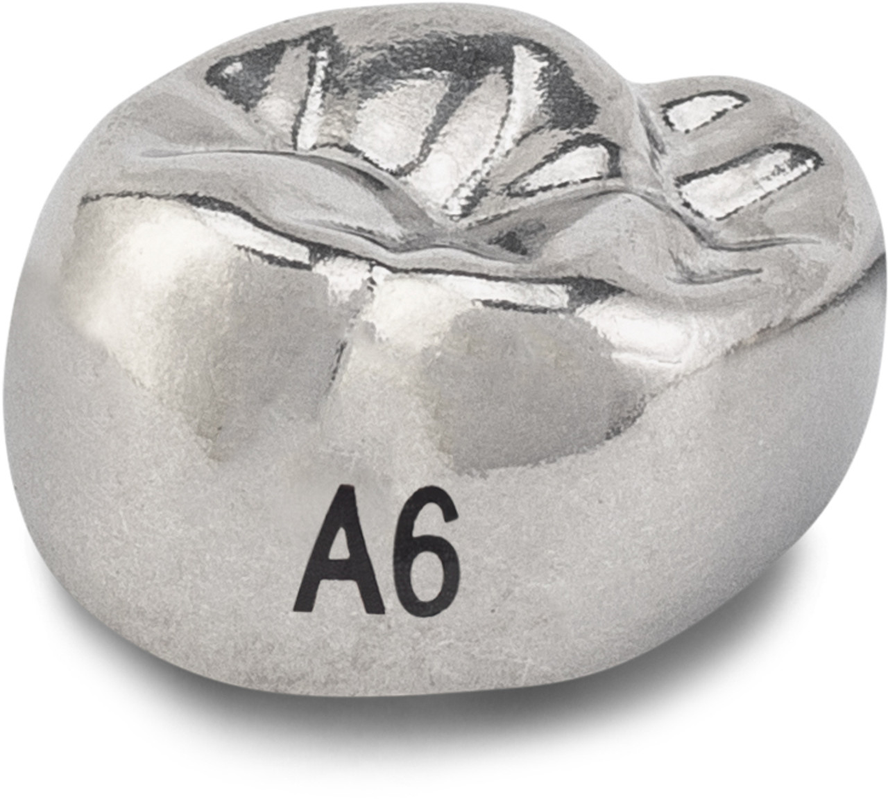 Acero Stainless Steel Crown XT A6 - Upper right primary second molar size 6 (pack of 5 crowns), E-UR-6