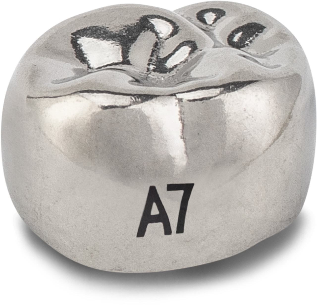 Acero Stainless Steel Crown XT A7 - Upper right primary second molar size 7 (pack of 5 crowns), E-UR-7