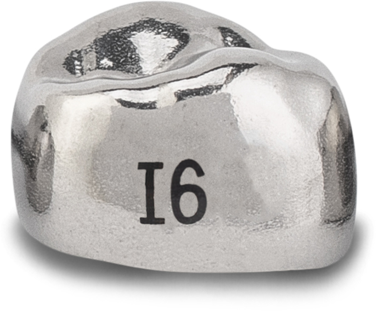 Acero Stainless Steel Crown XT I6 - Upper left primary first molar size 6 (pack of 5 crowns), D-UL-6