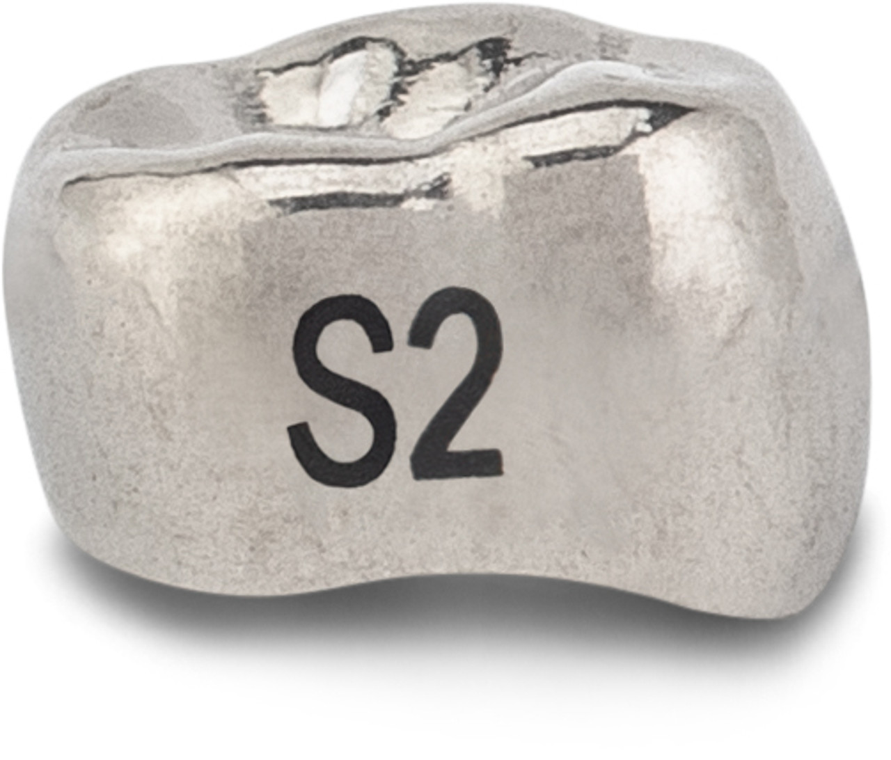 Acero Stainless Steel Crown XT S2 - Lower right primary first molar size 2 (pack of 5 crowns), D-LR-2
