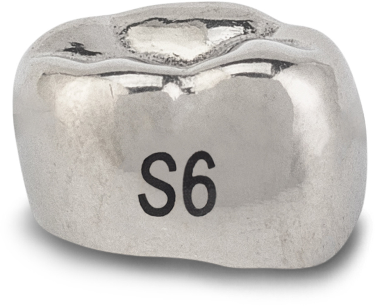 Acero Stainless Steel Crown XT S6 - Lower right primary first molar size 6 (pack of 5 crowns), D-LR-6