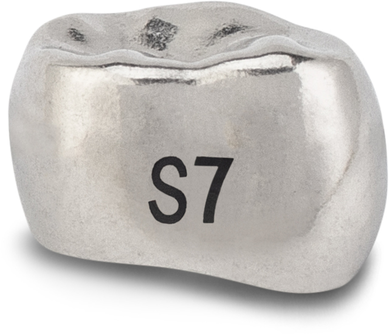 Acero Stainless Steel Crown XT S7 - Lower right primary first molar size 7 (pack of 5 crowns), D-LR-7