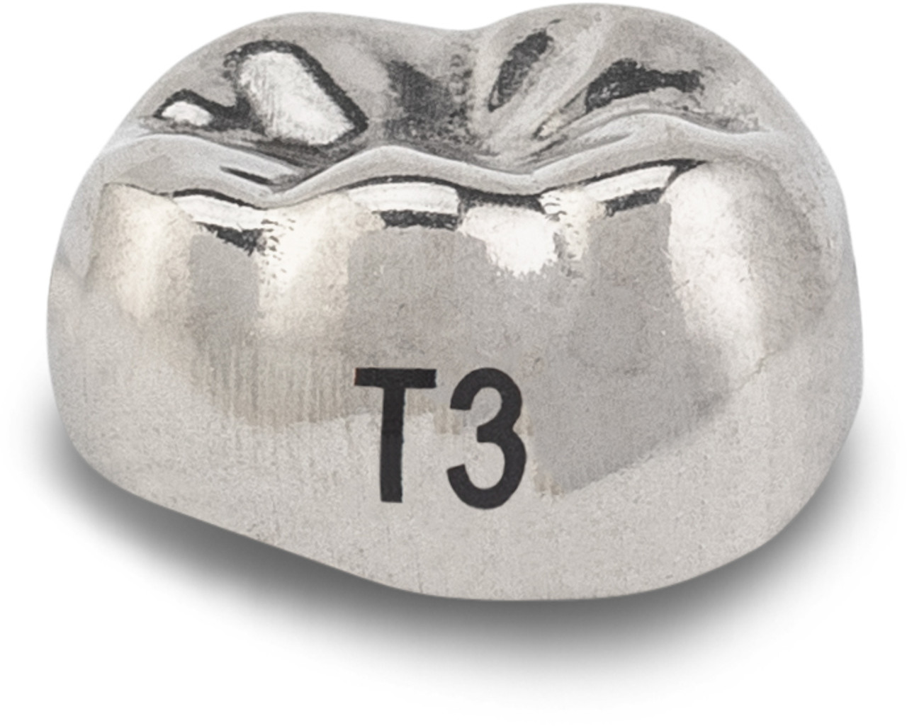 Acero Stainless Steel Crown XT T3 - Lower right primary second molar size 3 (pack of 5 crowns), E-LR-3