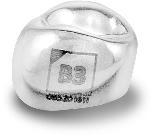 Acero Stainless Steel Crowns 3S B3 - Upper right primary first molar size 3 (pack of 5 crowns) - D-UR-3