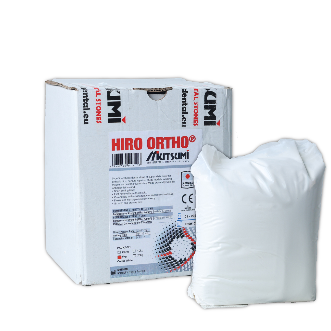 Mutsumi Hiro Ortho White (5kg) - HO5W