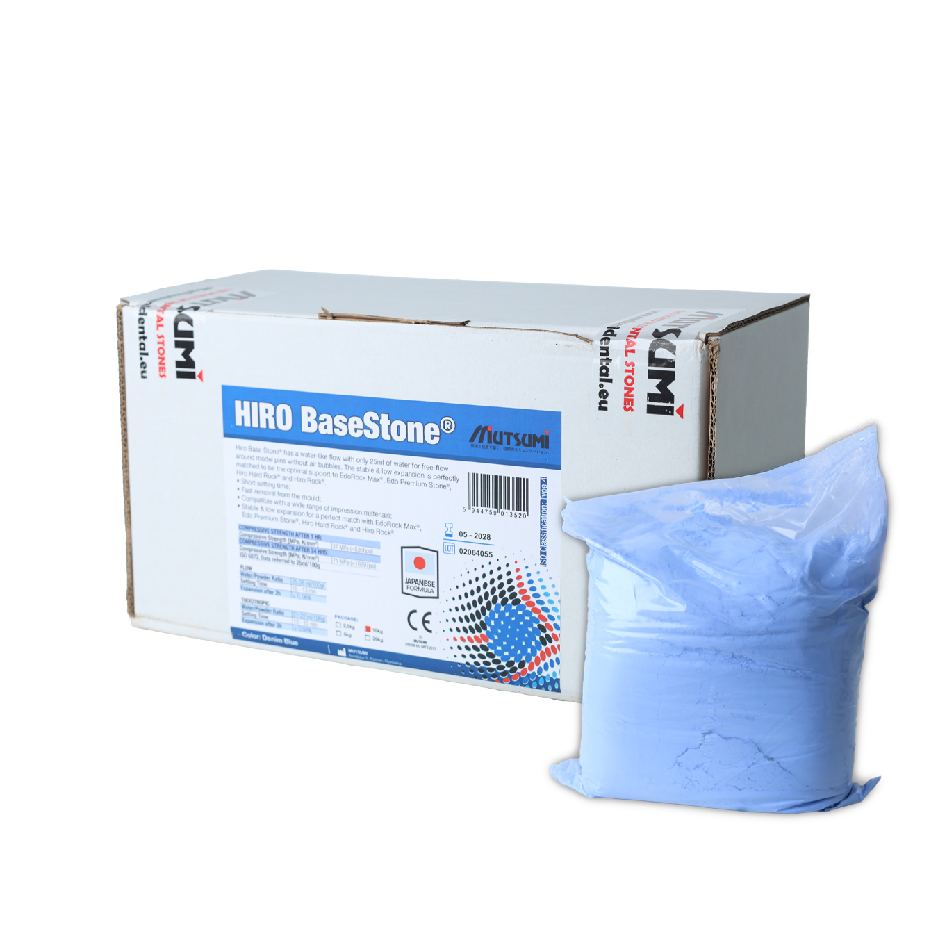 Mutsumi Hiro Base Stone Denim Blue (10kg) - HBS10DB