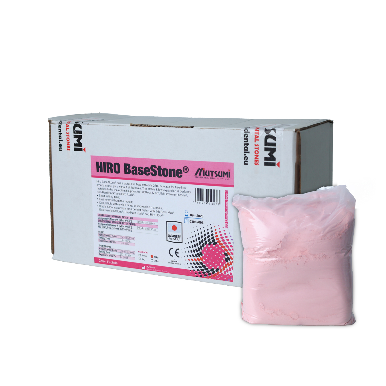 Mutsumi Hiro Base Stone Fuchsia (10kg) - HBS10F
