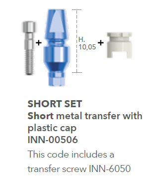 B&B COMPONENTS FOR IMPRESSIONS CONEXA, FACILITY TRANSFER (Short Set), INN-00506