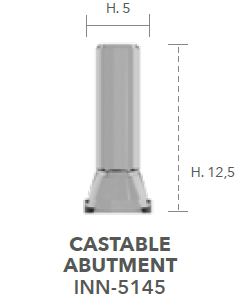 B&B MUA ABUTMENTS CONEXA, Castable Abutment, INN-5145
