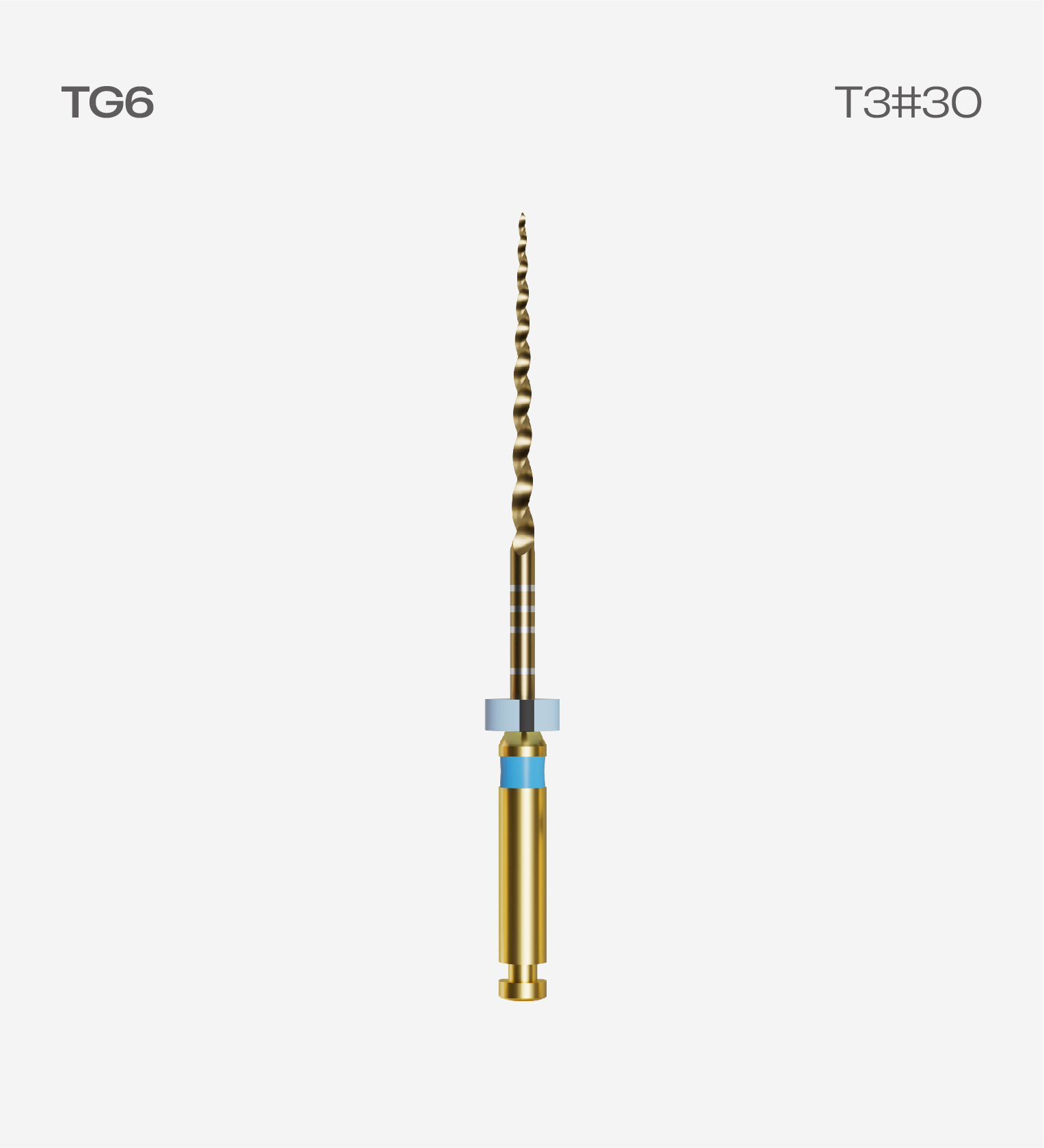 Perfect TG6 21mm #T3 30/.09, 6pcs/pack, Endodontic Rotary Files