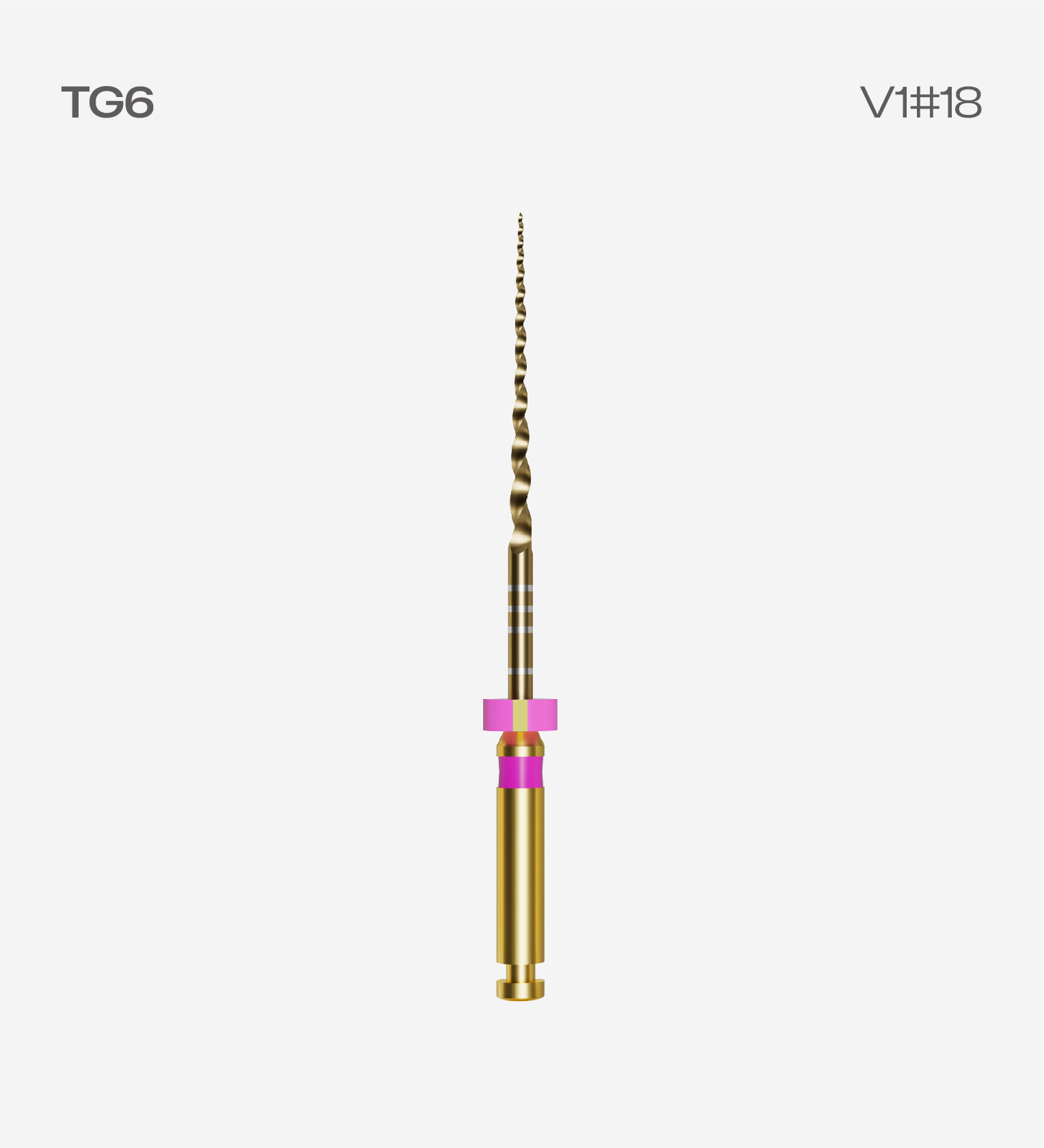 Perfect TG6 31mm #V1 18/.02, 6pcs/pack, Endodontic Rotary Files