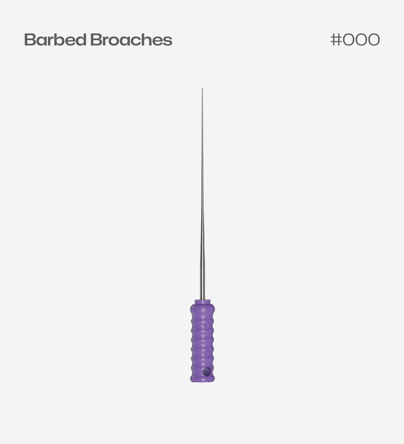 Perfect Barbed Broaches 25mm #00, 10pcs/pack, Endodontic Hand Files