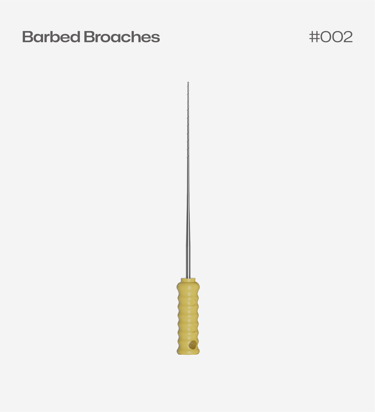 Perfect Barbed Broaches 25mm #02, 10pcs/pack, Endodontic Hand Files